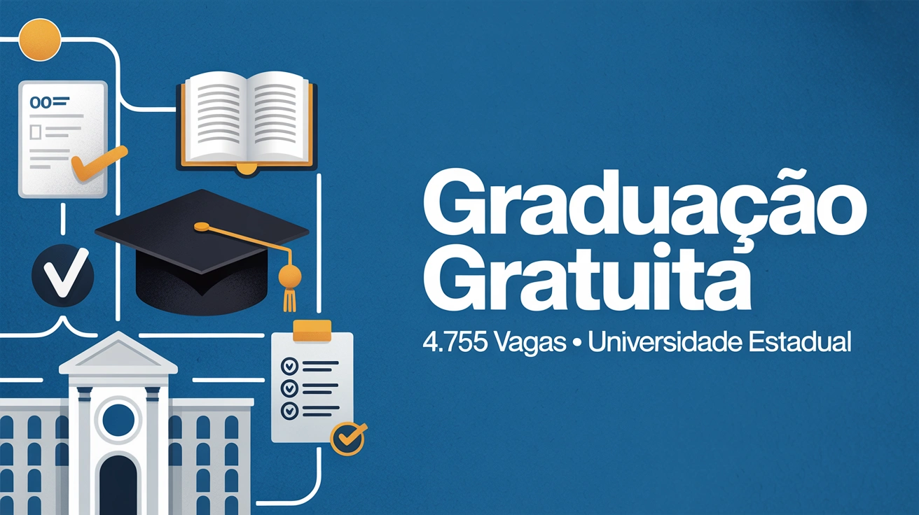 UEMA abre 4.755 vagas em cursos superiores de graduação para 2027, distribuídas em 20 campi. Veja os cursos e a distribuição das vagas.
