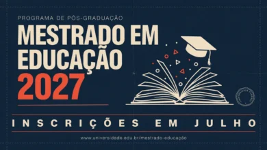 UERJ, UFSCar e UFU abrem editais de mestrado e doutorado em Educação para 2027, com inscrições até julho de 2026.