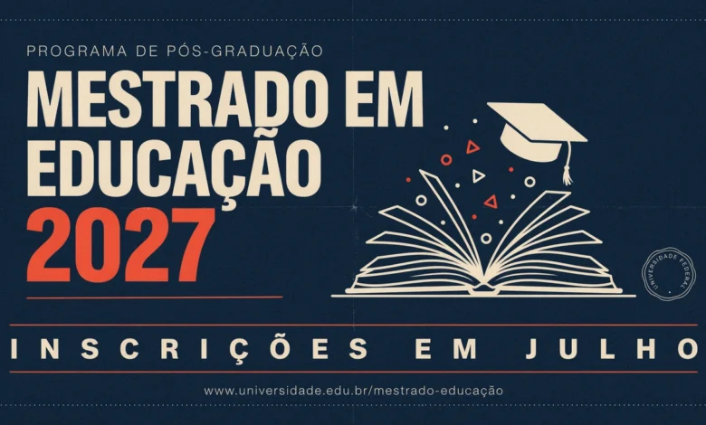 UERJ, UFSCar e UFU abrem editais de mestrado e doutorado em Educação para 2027, com inscrições até julho de 2026.