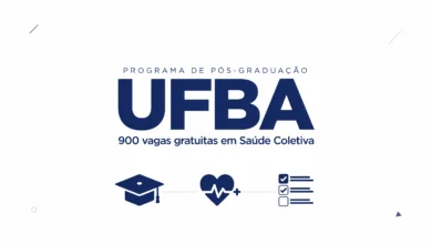 UFBA abre 900 vagas em especialização gratuita EAD em Saúde Coletiva. Inscrições até 19072026 por ordem de inscrição. Veja como participar.