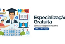 UFBA abre inscrições para especialização gratuita em Educação Especial Inclusiva, com 150 vagas em 5 polos. Veja prazos e documentos.
