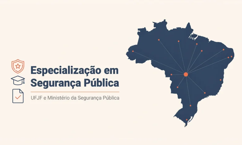 UFJF abre 150 vagas para especialização em Segurança Pública e Políticas sobre Drogas EAD. Inscrições até 1207. Veja requisitos.