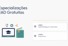 UFRRJ e UTFPR somam 568 vagas em especializações EAD em Gestão, com inscrições até 5 e 10 de agosto de 2026; veja polos e como se inscrever.