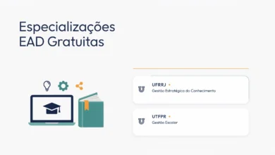 UFRRJ e UTFPR somam 568 vagas em especializações EAD em Gestão, com inscrições até 5 e 10 de agosto de 2026; veja polos e como se inscrever.