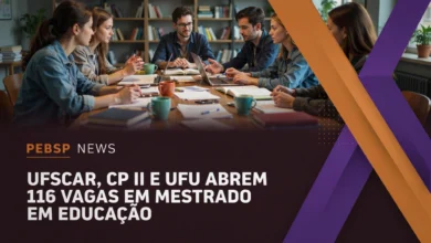 UFSCar, Pedro II e UFU abrem mestrado em Educação com 116 vagas para 2027. Inscrições até 3007 (UFSCarUFU) e 2008 (Pedro II).