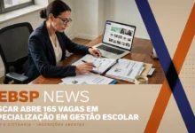 UFSCar abre 165 vagas para Especialização em Gestão Escolar, EAD e gratuita; inscrições até 6 de agosto de 2026. Veja como se inscrever.