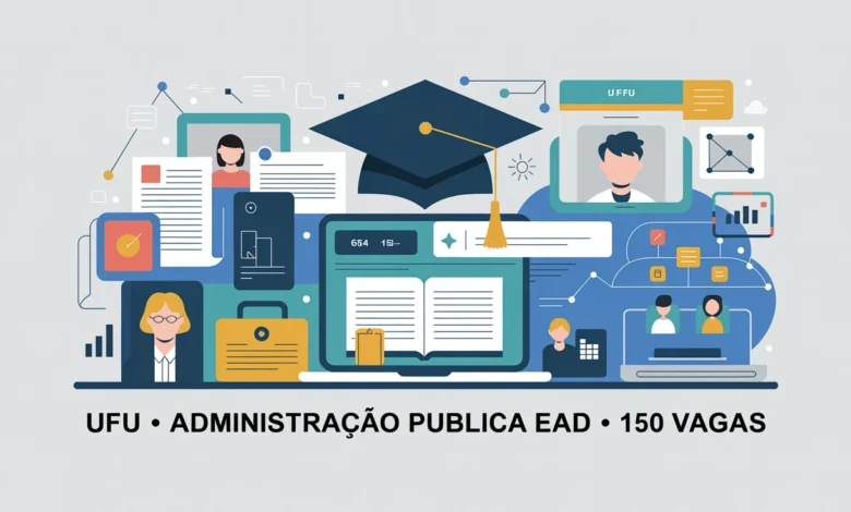 UFU abre 150 vagas gratuitas para o Bacharelado em Administração Pública EaD, em 8 polos de MG e SP. Inscrições até 30072026.