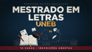 UNEB divulga edital do Programa de Pós-Graduação em Letras. Veja os requisitos, prazos e etapas para ingresso no Mestrado em 2027.