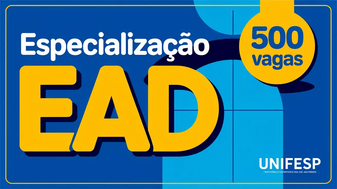 UNIFESP encerra nesta segunda as inscrições para especialização gratuita em gestão do SUS. 500 vagas para gestores e conselheiros de saúde.
