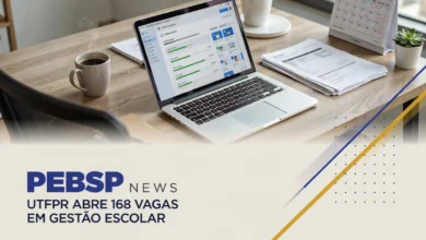 UTFPR abre 168 vagas gratuitas em especialização em Gestão Escolar EaD; inscrições até 1008 em 6 polos no Paraná.