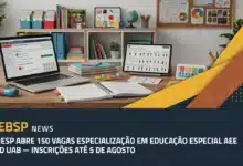 Unesp abre 150 vagas para pós-graduação EaD em AEE, por sorteio público. Inscrições até 05082026, taxa de R$ 30.