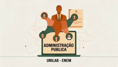 Unilab abre 180 vagas EAD em Administração Pública com seleção pelo Enem (2021-2025); inscrições até 2 de agosto de 2026.