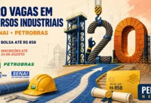 120 vagas abertas em São José dos Campos-SP para qualificação (Montador de Andaime, Sinaleiro, Pedreiro Refratarista). Bolsa R$ 660 a R$ 858mês. Inscrições até 24082026.