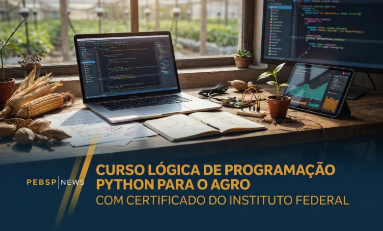 IFSertão-PE abre 20 vagas gratuitas em curso de Python para o agro no campus Petrolina; inscrições até 20 de agosto. Veja como se inscrever.