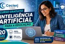 Cecierj abre curso gratuito de IA para educadores, com 620 vagas e 180h EAD. Inscrições até 30 de agosto de 2026. Veja quem pode participar.