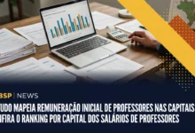 Cinco capitais brasileiras se destacam na valorização do professor no início da carreira. Veja o ranking completo das 26 cidades !