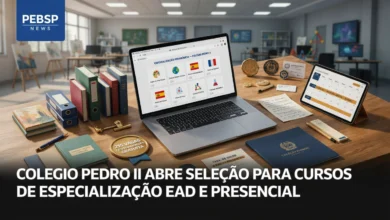 Colégio Pedro II abre 215 vagas em sete especializações gratuitas, seis a distância. Inscrições até 20/08 pelo Dhuí. Confira cursos e requisitos.