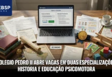 Colégio Pedro II abre 62 vagas em especialização presencial gratuita de História e Psicomotricidade. Inscrições até 2008. Veja como se inscrever.