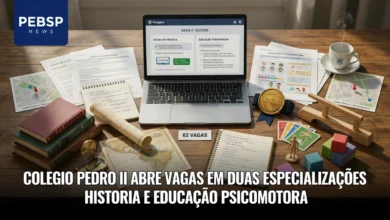 Colégio Pedro II abre 62 vagas em especialização presencial gratuita de História e Psicomotricidade. Inscrições até 2008. Veja como se inscrever.