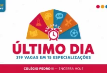 Colégio Pedro II abre inscrições para 15 cursos de especialização em 2027, com 319 vagas em EaD, presencial e híbrido. Veja cursos e prazos.