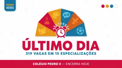 Colégio Pedro II abre inscrições para 15 cursos de especialização em 2027, com 319 vagas em EaD, presencial e híbrido. Veja cursos e prazos.