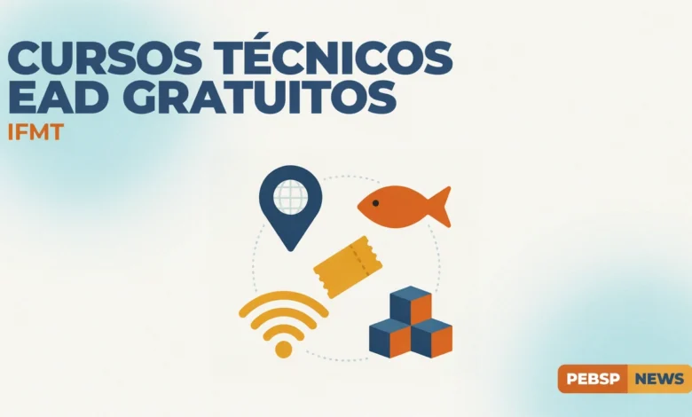 Confira a lista de cursos técnicos EaD oferecidos pelo IFMT. Inscrições abertas até setembro com seleção via sorteio público.
