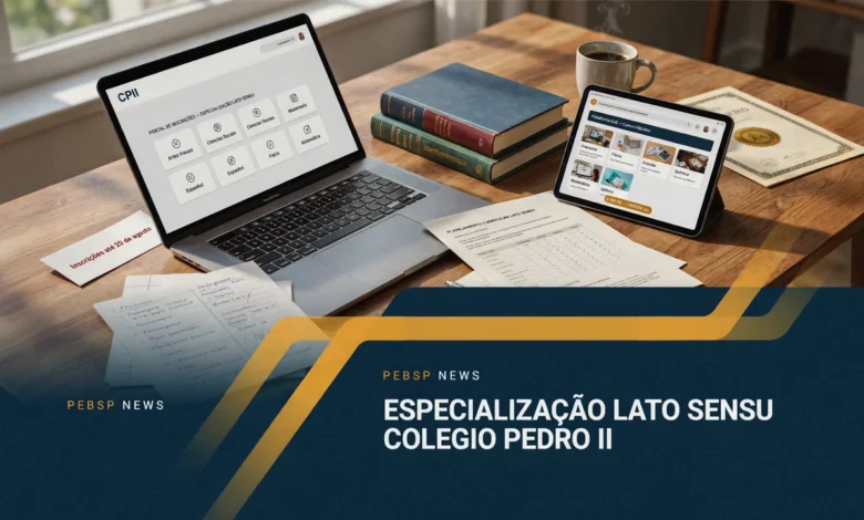 Confira as vagas, cronograma e como se inscrever nos cursos de Especialização EAD do Colégio Pedro II com seleção sem provas. Prazo até 2008.