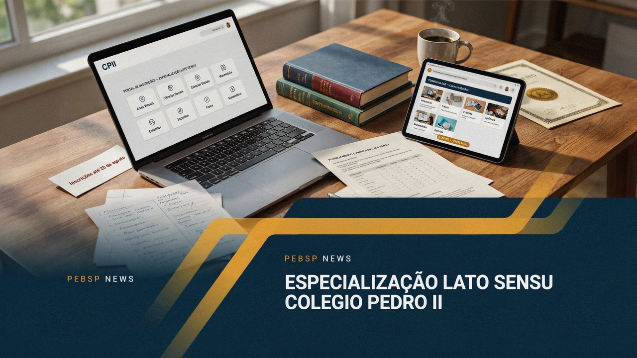 Confira as vagas, cronograma e como se inscrever nos cursos de Especialização EAD do Colégio Pedro II com seleção sem provas. Prazo até 2008.