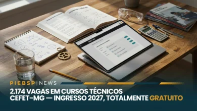 Confira o edital de ingresso nos cursos técnicos gratuitos do CEFET-MG para 2027. São 2.174 vagas em diversas áreas distribuídas em 11 polos.