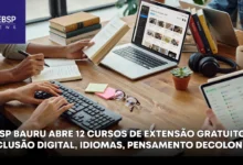 Cursos de extensão gratuitos IFSP lança edital para turmas de espanhol, inglês, informática e mais. Inscrições abertas até 0908.