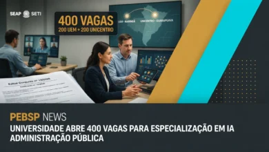 Edital Conjunto 14/2026: UEM e Unicentro abrem 400 vagas em especialização gratuita em IA para servidores efetivos do Paraná. Inscrições até 18/08/2026.