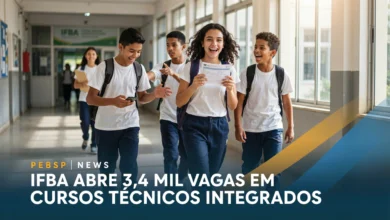 Edital do IFBA oferece vagas em 22 cursos técnicos integrados ao Ensino Médio distribuídos em 24 polos da Bahia. Inscrições até 1009.