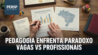 Educação Infantil enfrenta carência de pedagogos qualificados. Análise do apagão docente mostra oportunidades reais para profissionais dispostos a atuar nos primeiros anos.
