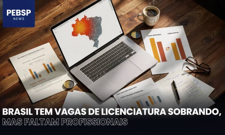 Estudo com dados de 2024 revela que apenas 9 das 535 regionais de ensino do país têm oferta de vagas suficiente em todas as disciplinas escolares.