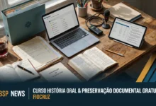 Fiocruz oferece 18h de capacitação com o cursos de História Oral e Preservação Documental totalmente gratuito e seleção simplificada.