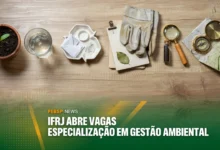 Garanta sua vaga na pós-graduação gratuita em Gestão Ambiental do IFRJ. Curso de especialização com seleção sem provas. Veja o edital aqui!