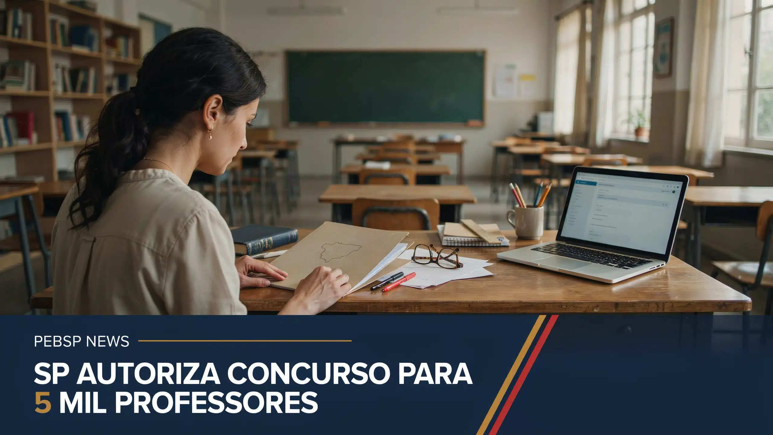 Governo de SP autoriza concurso com 5 mil vagas efetivas para professores da rede estadual. Edital e inscrições ainda serão divulgados. Veja detalhes.