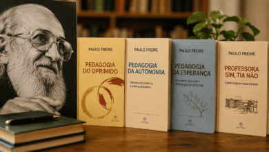 Guia completo das 4 obras mais indicadas de Paulo Freire dados editoriais, resumo de cada livro e onde encontrar para comprar.