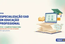 IFCE abre 600 vagas gratuitas em Especialização EaD para professores. Inscrições até 6 de setembro de 2026; confira cronograma e polos.