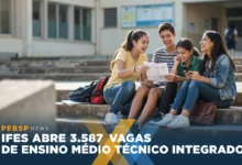 IFES abre inscrições para 3.587 vagas em cursos técnicos integrados ao Ensino Médio em 22 campi. Confira o edital e o cronograma aqui!