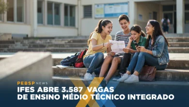 IFES abre inscrições para 3.587 vagas em cursos técnicos integrados ao Ensino Médio em 22 campi. Confira o edital e o cronograma aqui!