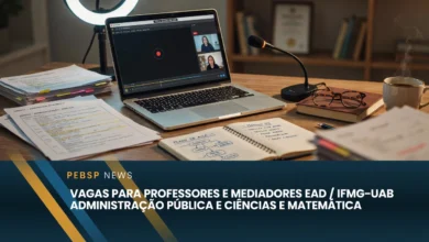 IFMG abre 5 seleções pela UAB professor conteudista, regente e mediador pedagógico, bolsas de R$ 1.350 a R$ 1.850, inscrições até 31082026.