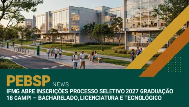 IFMG abre inscrições para o Processo Seletivo dos cursos de graduação, com vagas em 18 campi. Confira prazos, taxa, cronograma do edital aqui.