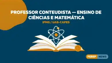 IFMG abre seleção para professor conteudista em pós-graduação de Ciências e Matemática, com bolsa de R$ 1.850. Inscrições até 3108. Veja o edital.
