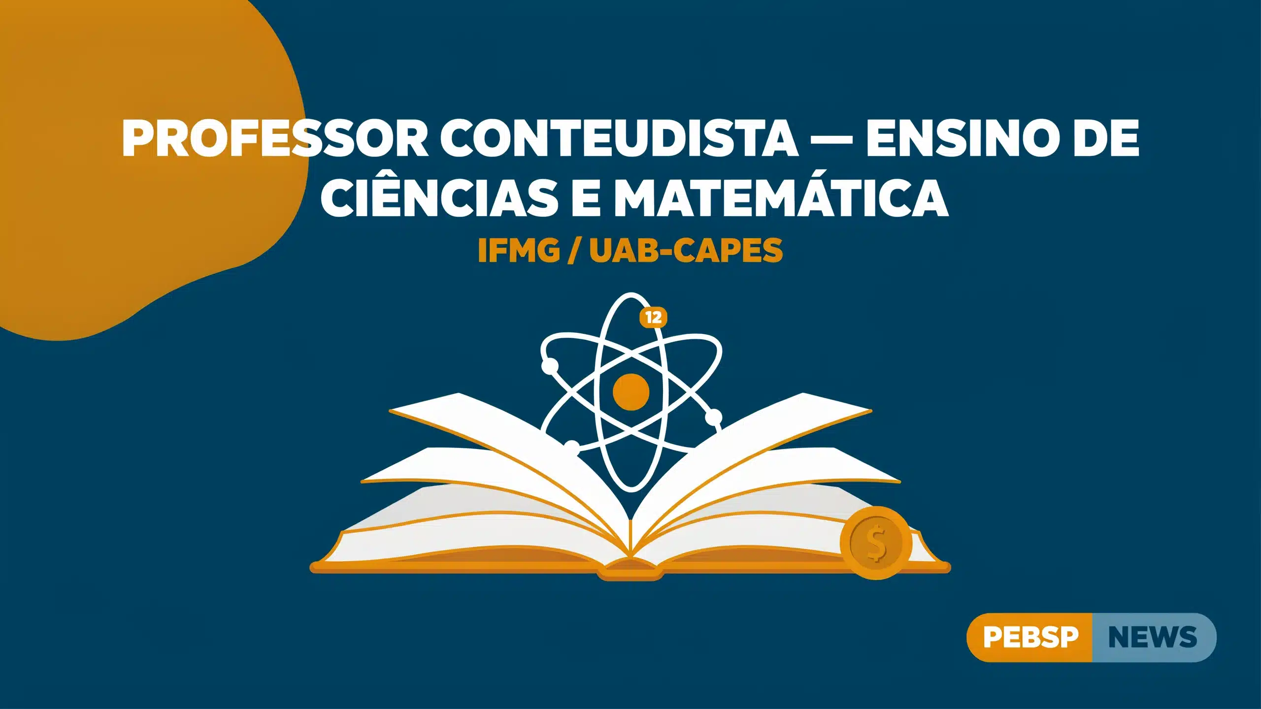 IFMG abre seleção para professor conteudista em pós-graduação de Ciências e Matemática, com bolsa de R$ 1.850. Inscrições até 3108. Veja o edital.