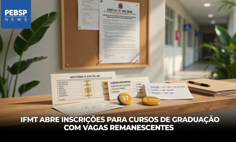IFMT seleciona candidatos pelas notas do histórico do ensino médio para ingresso na graduação. Vagas gratuitas e inscrições até 2008.