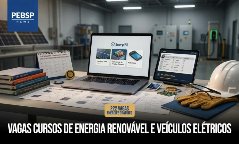 IFNMG abre 222 vagas em cursos técnicos de energia solar, mobilidade elétrica e automação. Gratuito com bolsa. Inscrições até 30 de agosto.