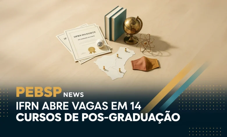 IFRN abre seleção para os cursos de especialização gratuitos em Ensino, Ciências Naturais, Geociências e mais, com seleção por sorteio.