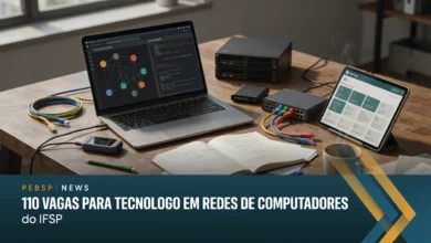 IFSP Campus Salto abre 110 vagas remanescentes no curso EaD de Redes de Computadores, em parceria com a UAB. Inscrições terminam hoje, 1308, às 23h59.