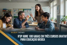 IFSP Catanduva oferece 100 vagas em 3 cursos de extensão gratuitos Matemática, Jogos na Educação e Alfabetização. Inscrições até 30 de agosto.